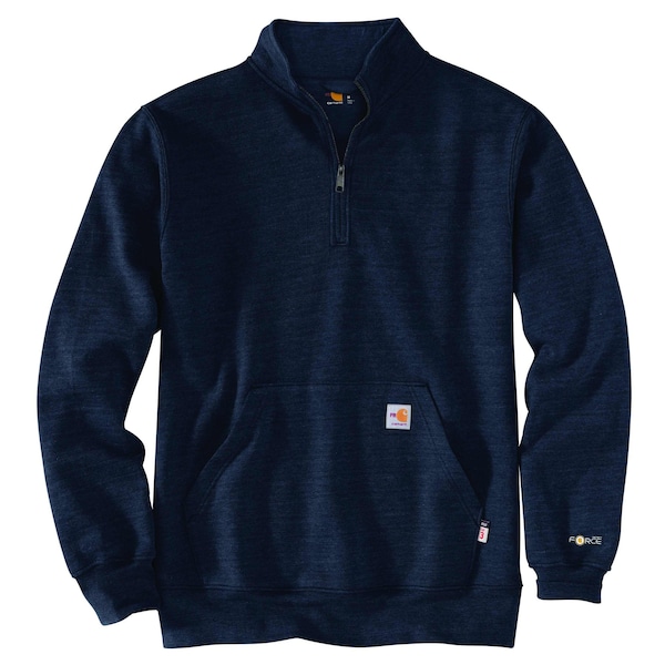 Carhartt Men's TS5028 M FR Frce Lse Fit MW QZip S M TLL Pullover Loose Navy TS5028-FRM / 105028-I26MTLL - main